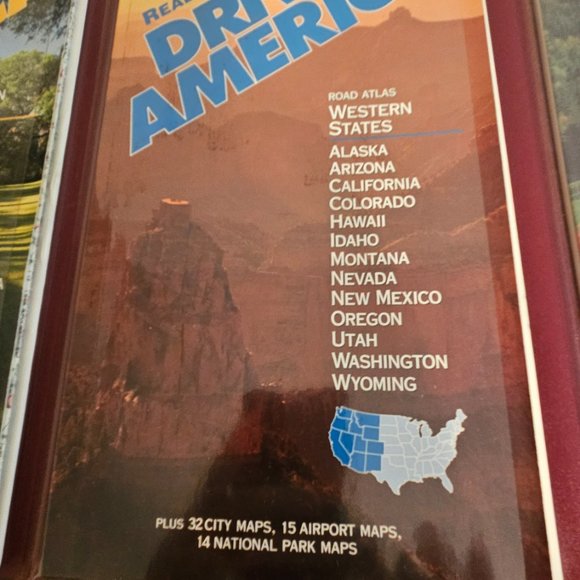Reader’s Digest DRIVE AMERICA Road Atlas 50 States, 3 Book Set with Folder - Picture 3 of 6